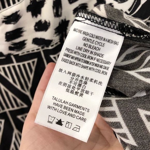 TALULAH Aztec Skies Maxi Dress Black And White - Picture 7 of 8